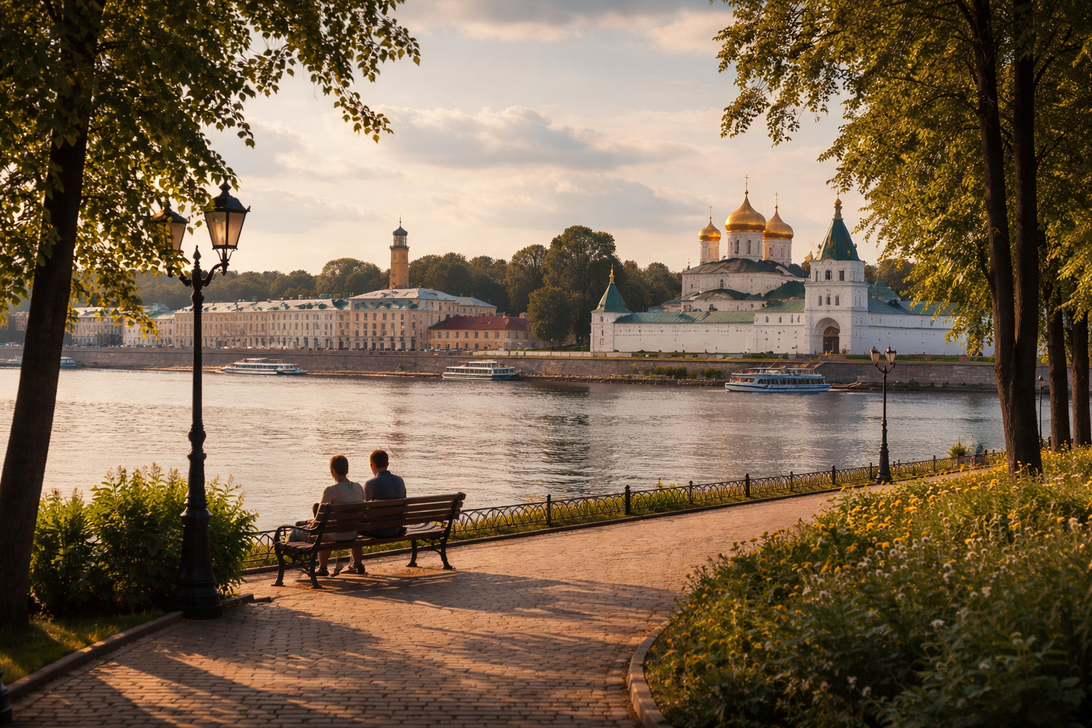 Кострома тишина и старые фасады